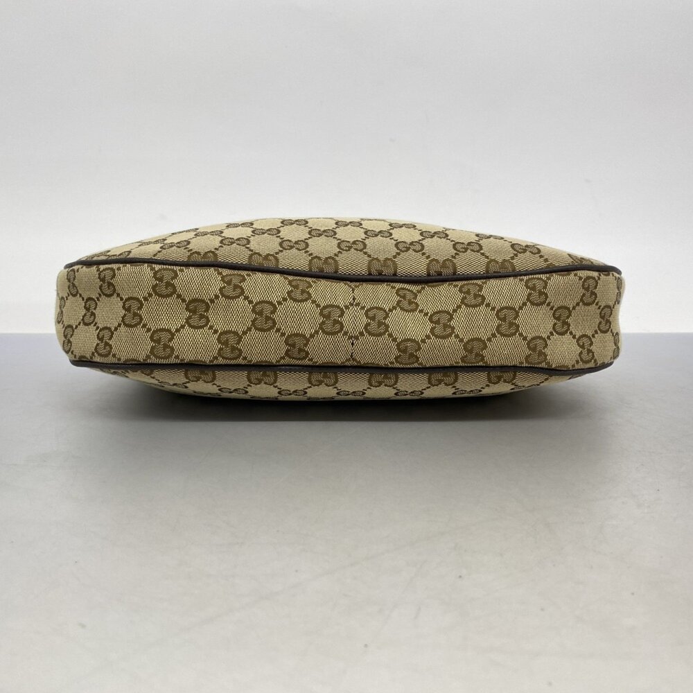 GUCCI Authentic Brown Canvas Shoulder Bag - Picture 3 of 13